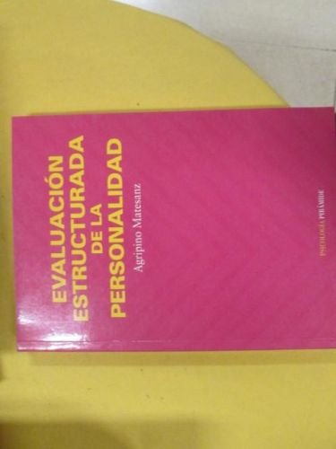 Portada del libro de EVALUACIÓN ESTRUCTURADA DE LA PERSONALIDAD