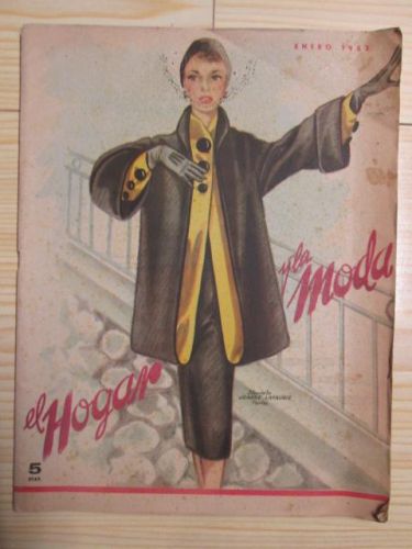 Portada del libro de REVISTA 'EL HOGAR Y LA MODA' (enero 1952)