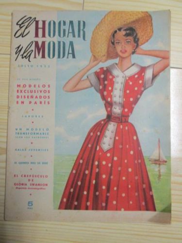 Portada del libro de REVISTA 'EL HOGAR Y LA MODA' (julio 1952)