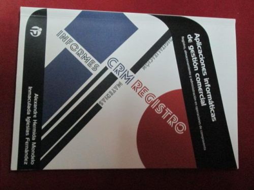 Portada del libro de APLICACIONES INFORMÁTICAS DE GESTIÓN COMERCIAL: Registro, almacenamiento y administración en operaciones...