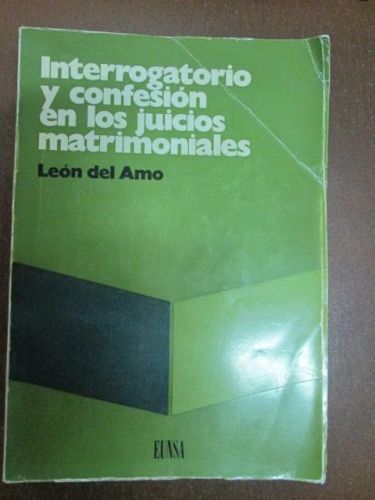Portada del libro de INTERROGATORIO Y CONFESIÓN EN LOS JUICIOS MATRIMONIALES
