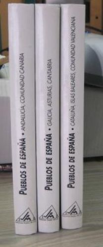 Portada del libro de PUEBLOS DE ESPAÑA. VOL 1-3