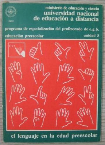 Portada del libro de REVISTA DE LA UNIVERSIDAD NACIONAL DE ECUCACIÓN A DISTANCIA UNIDAD 5: EL LENGUAJE EN LA EDAD PREESCOLAR