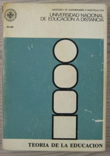 Portada del libro de TEORÍA DE LA EDUCACIÓN (FILOSOFÍA DE LA EDUCACIÓN)