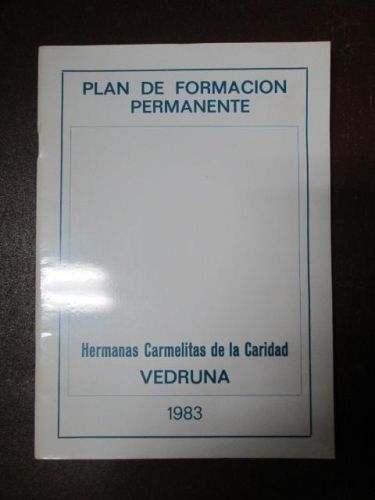 Portada del libro de PLAN DE FORMACIÓN PERMANENTE