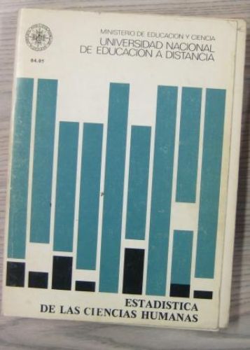 Portada del libro de ESTADISTICA DE LAS CIENCIAS HUMANAS