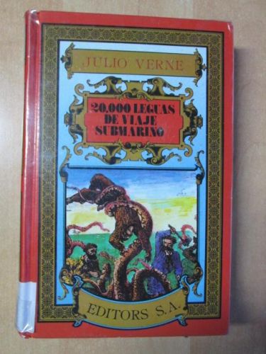 Portada del libro de 20000 LEGUAS DE VIAJE SUBMARINO