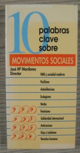Portada del libro de 10 PALABRAS CLAVES SOBRE MOVIMIENTOS SOCIALES