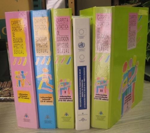 Portada del libro de CARPETA DIDÁCTICA DE EDUCACIÓN AFECTIVO SEXUAL. EDUCACIÓN DE 3-18 AÑOS. 5 CARPETAS