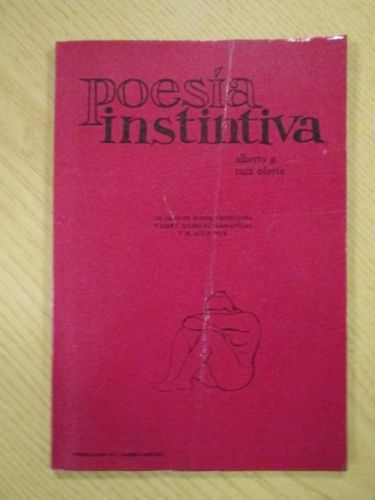 Portada del libro de POESÍA INSTINTIVA. Un libro de poesía espontánea y libre, como el manantial y el agua viva.