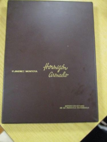 Portada del libro de HORMIGÓN ARMADO. Tomo II. Ábacos para el cálculo en rotura.